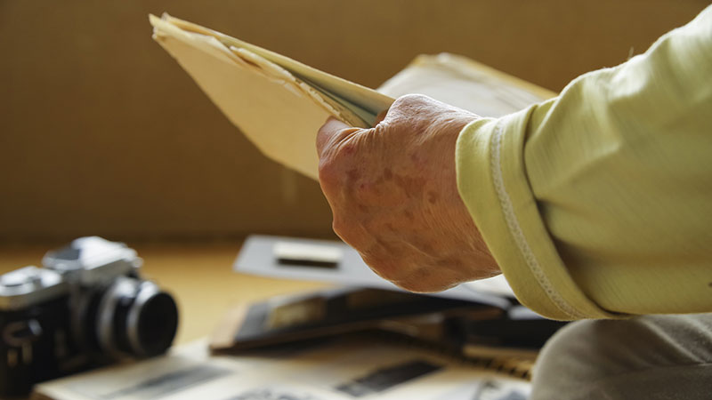 生前整理のアドバイスの様子